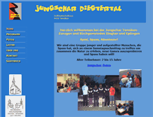 Tablet Screenshot of js-tenniken.blueworld.ch